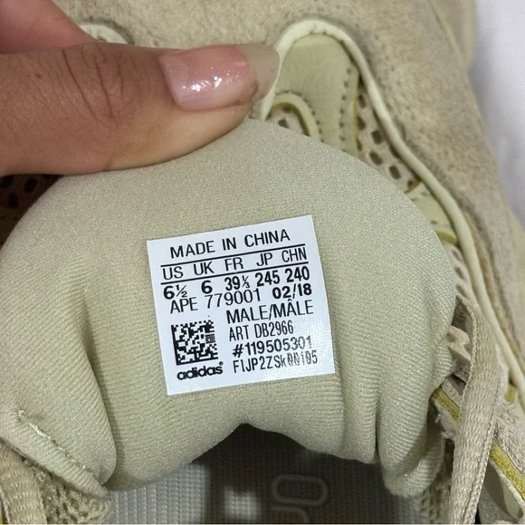 adidas Kids Light Beige Sneakers - Picture 10 of 12